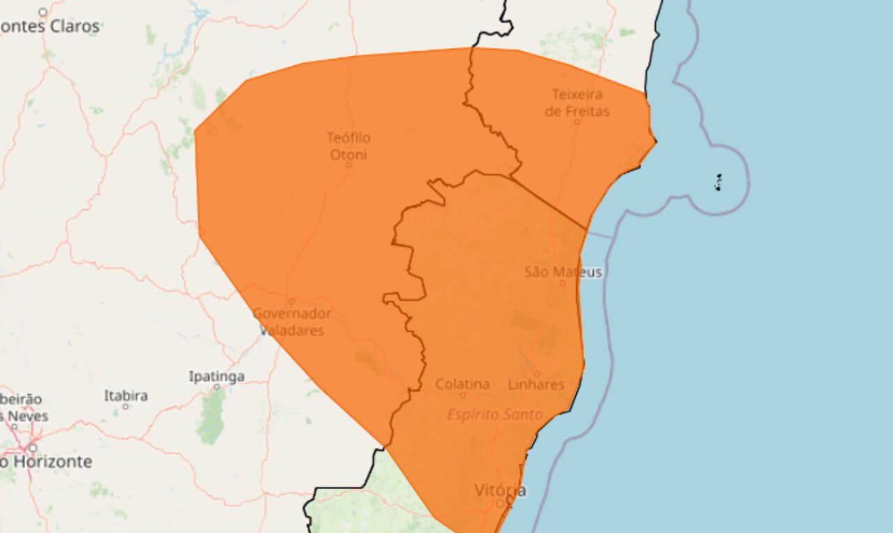 Alerta Para Temporais Chuva Intensa E Ventania Em Partes De MG ES E